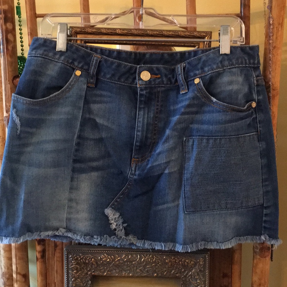 Tory Burch Denim Mini Skirt